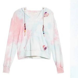 LoveShackFancy Kirby Tie Dye Hoodie- NWT
